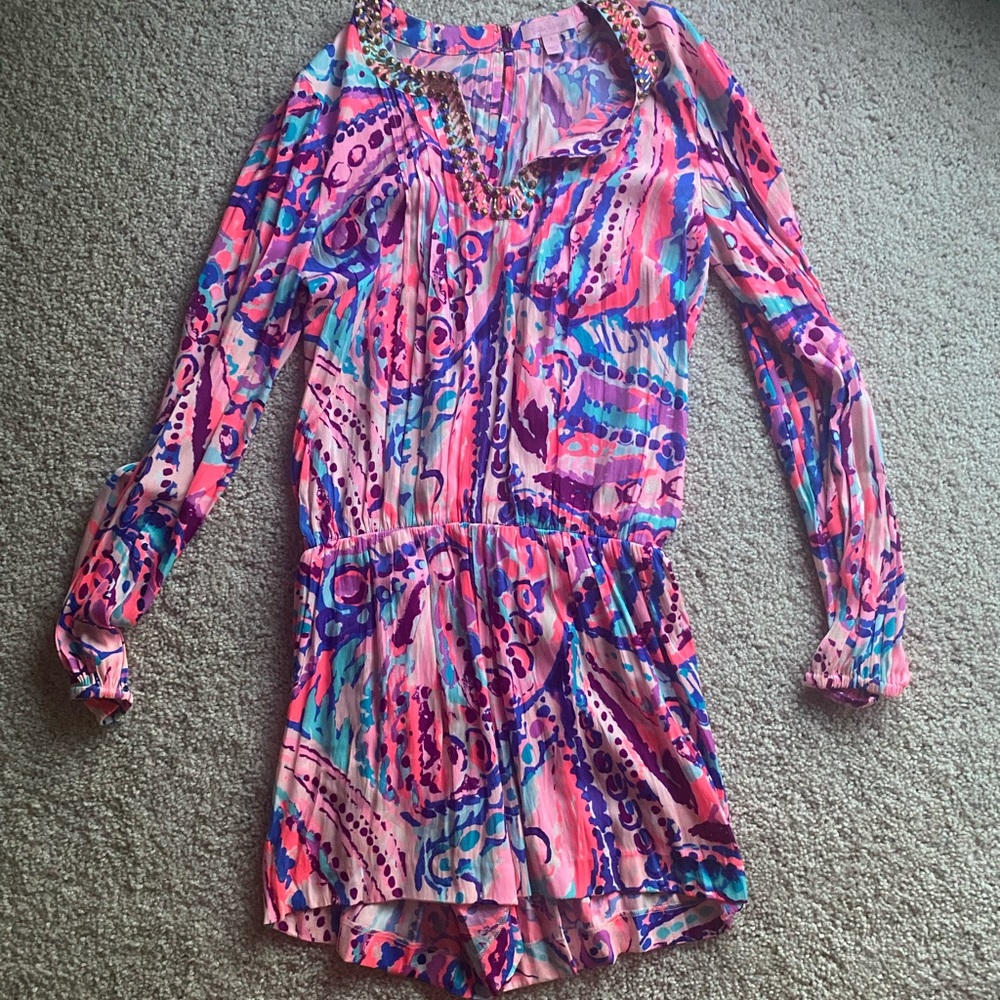 Lilly Pulitzer Long-Sleeve Romper